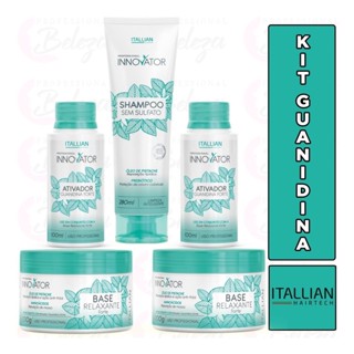 Innovator 2 Base Relaxante 2 Ativador 1 Shampoo 250 Itallian