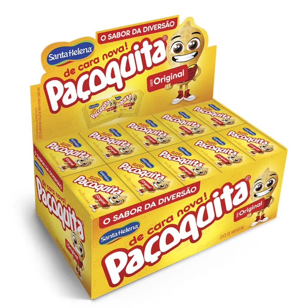 Caixa Pacoquita 50un 20g - Santa Helena em Oferta na Shopee