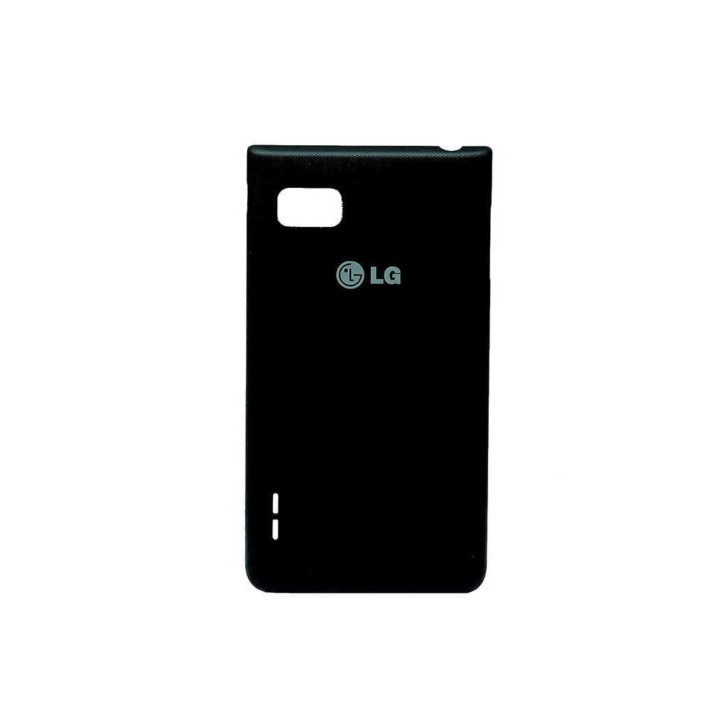 Carcaça Tampa + Aro Lg F3 Optimus P655 C/ Lente e Botão - Preto