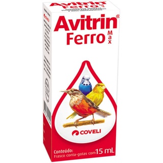 Avitrin Ferro Max para Pássaros - 15 mL em Oferta na Shopee