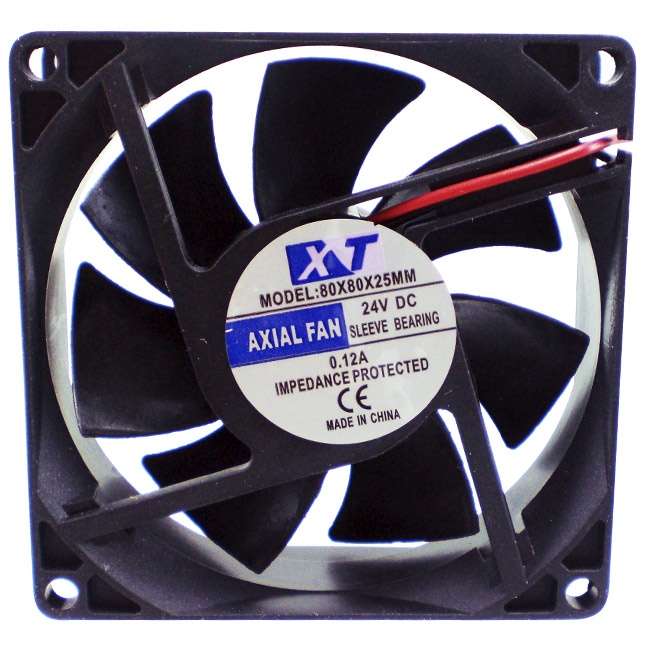 Micro Ventilador Cooler Ventoinha Fan 80x80x25mm 24V
