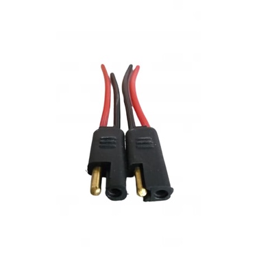CONECTOR CHICOTE  REFORÇADO 2 VIAS FIO 4,00MM PLUG CAIXA DE SOM