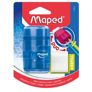 Apontador com coletor Connect 2 furos 049210 Maped em Oferta na Shopee