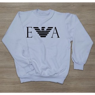 Blusa EA masculino moletom gola redonda 2022 br