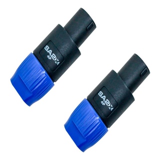 Kit 2 Conector Plug Speakon Santo Angelo 4 Polos Linha Sa2x em Oferta na Shopee