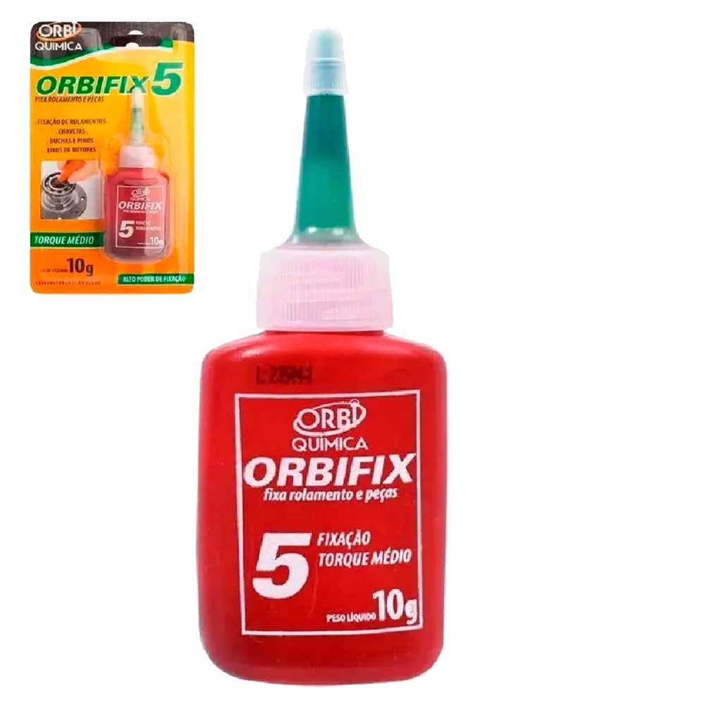 Adesivo Cola Para Rolamento Parafusos Chavetas Eixos Rotores 10g Uso Profissional - Orbifix 5 em Oferta na Shopee