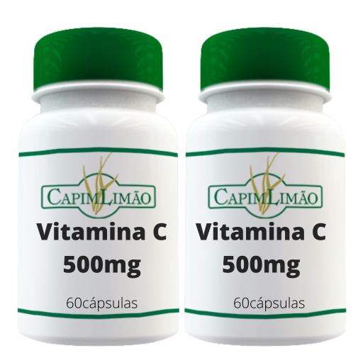 Vitamina C 500mg 120 cápsulas em Oferta na Shopee