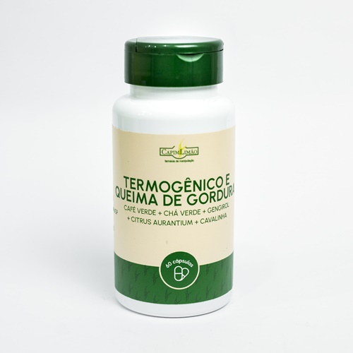 Termogenico queima de gordura 60 cápsulas