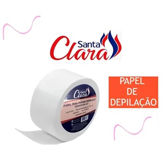 Papel Perlon para depilação Gramatura 80 rolo c/ 25m - Santa Clara