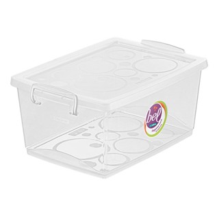 Caixa organizadora box alta cristal 7,5L OR80400 Ordene