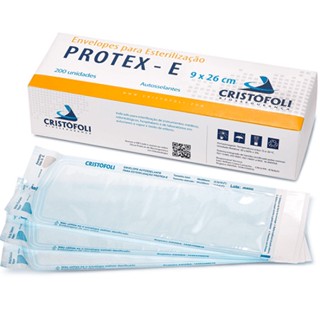 200 Envelopes para Esterilizacao 9x26cm Protex-e