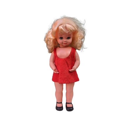 boneca maezinha antiga original com defeito