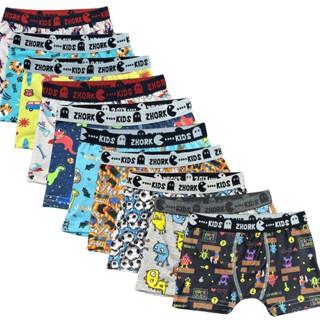 Kit 10 Cuecas Box Boxer Microfibra Infantil Original Qualidade