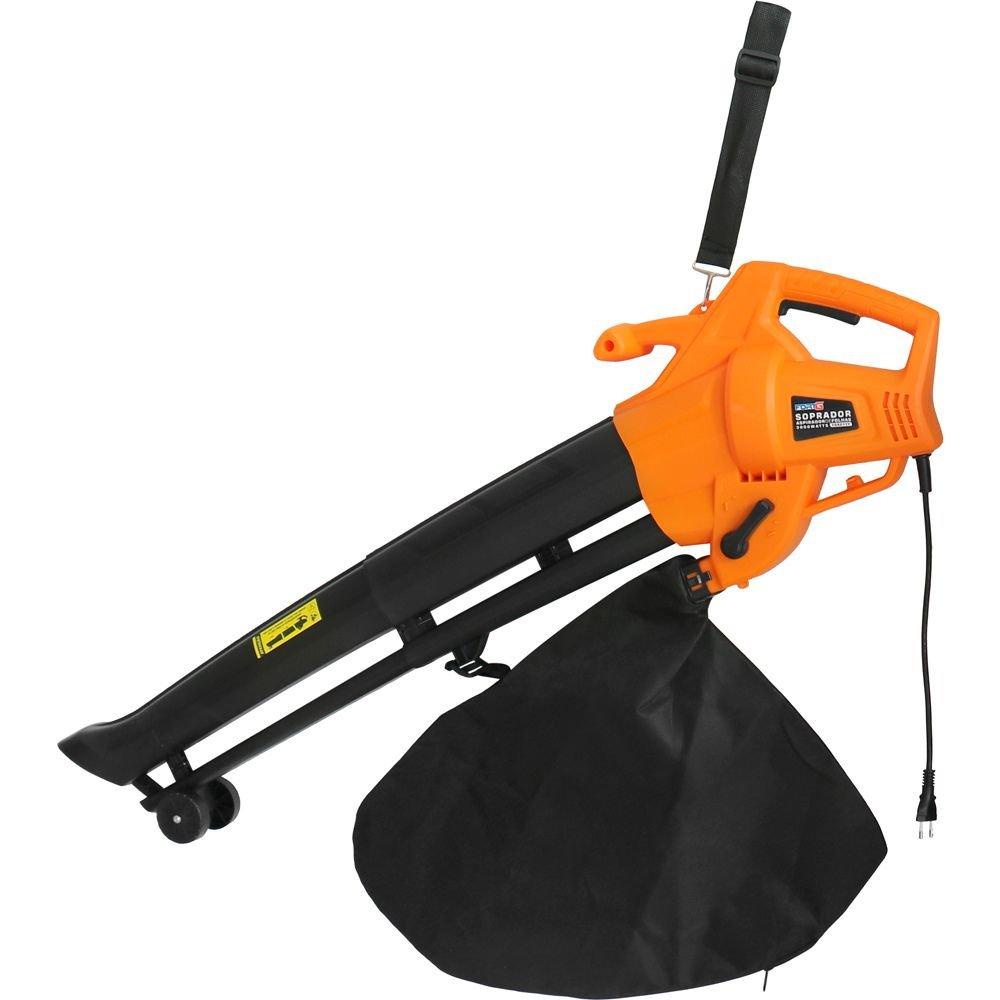 Soprador Aspirador de Folhas 220v Profissional Potência 3000W Saco Coletor 35L 15000rpm - FortG - Home & Living