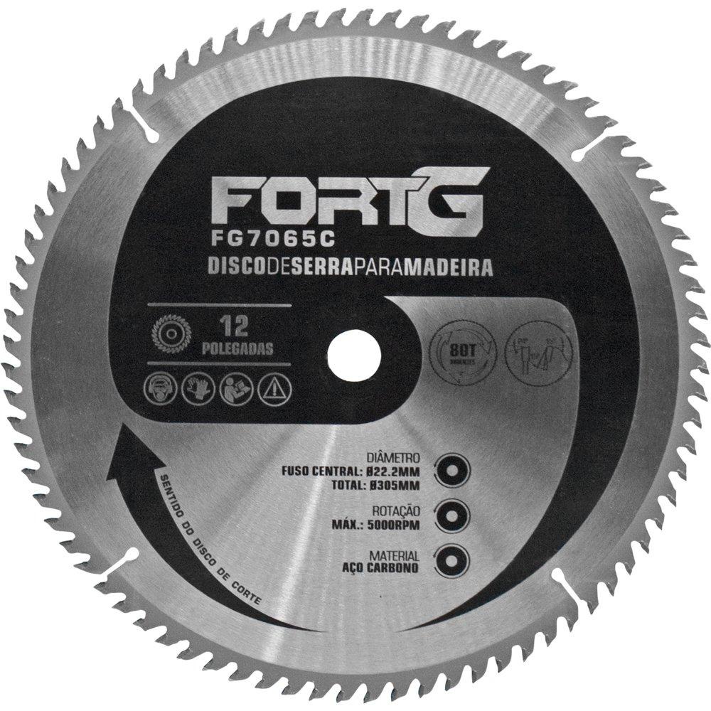 Disco de Serra para Madeira em Aço Carbono 12 Pol. 305x22,32 em Oferta na Shopee