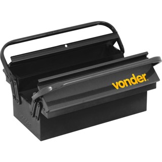 Caixa Sanfonada 3 Gavetas Metal 40cm Para Ferramentas