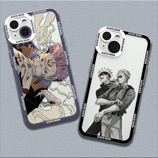 Anime Jujutsu Kaisen Transparente Capa De Celular Para iPhone 15 Pro Max 14 13 12 11 XR X XS 7 8 Plus SE 2020 A Prova De Choque Macia em Oferta na Shopee