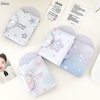 [Dhin] INS Porta-Cartões Fotográficos De 3 Polegadas Pring Hollow Photo Album 32 Bolsos Kpop Card Binder Mini Idol Fotos Armazenamento Estojo Colecionar Livro COD