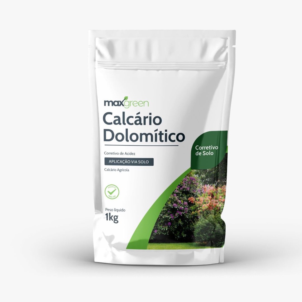 Corretivo De Solo Calcário Dolomítico Pó De Rocha 1kg