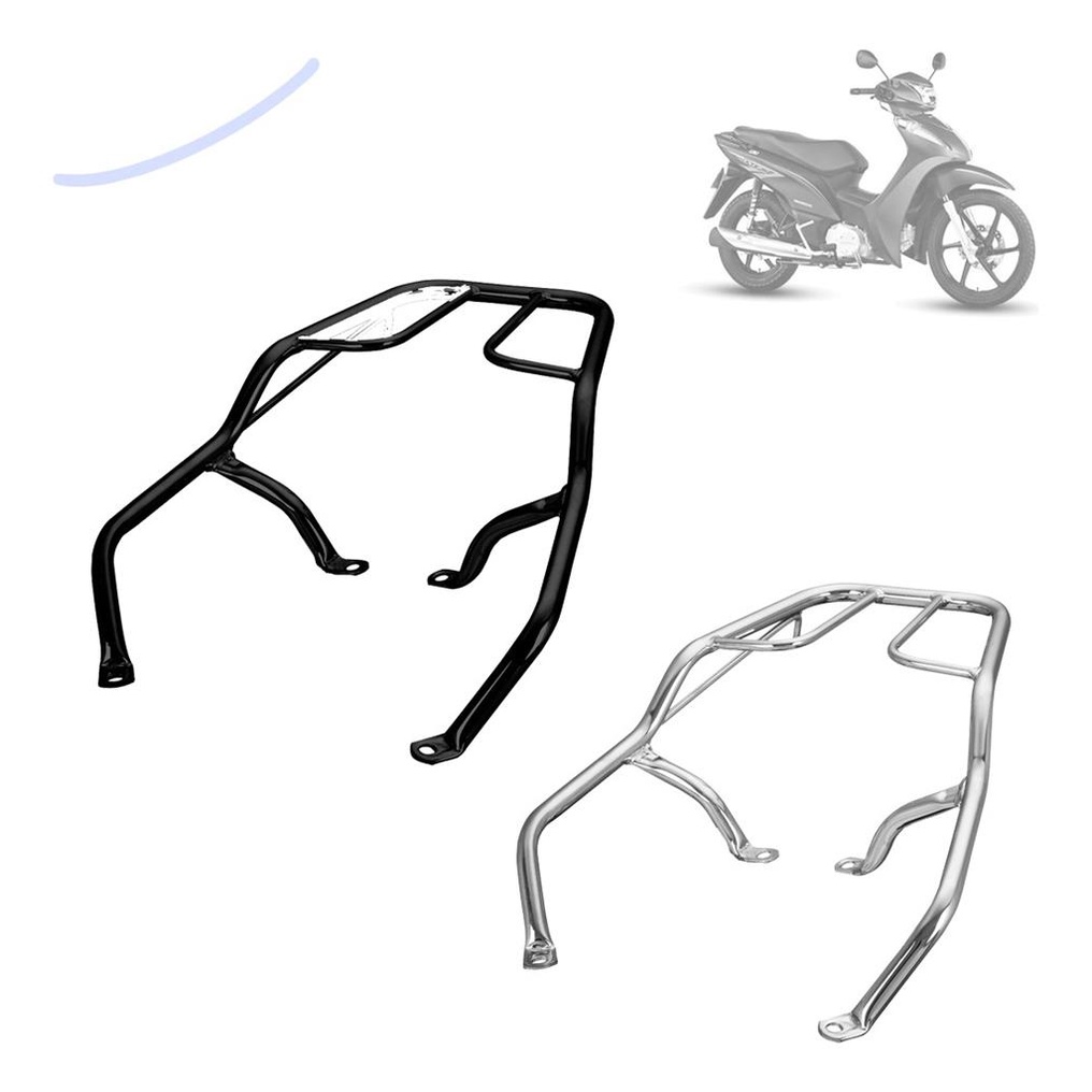 Bagageiro Em Aco Tubo Biz 125 2006 2007 2008 2009 2010 Pro Tork Moto 2007 2008 2009