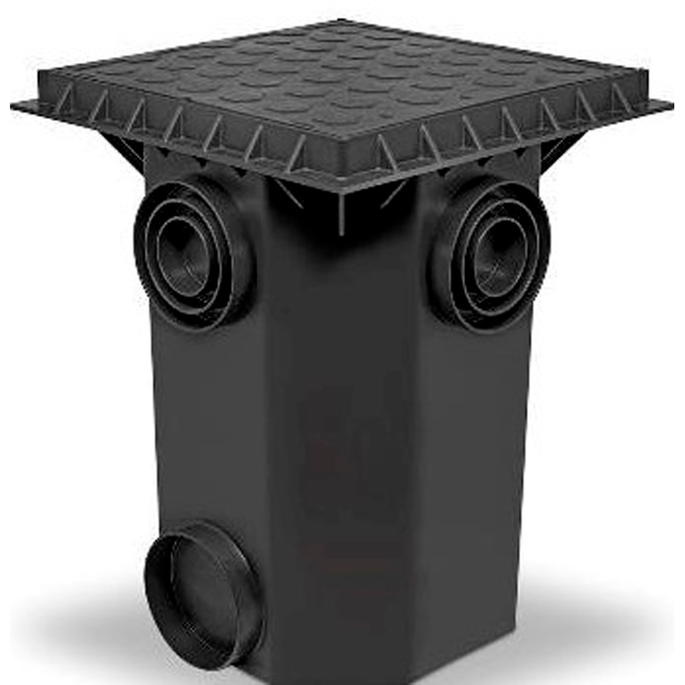 Caixa Múltipla Para Inspeção Com Tampa Quadrada Resistente 300kg Para Construção Reformas Esgoto em Oferta na Shopee