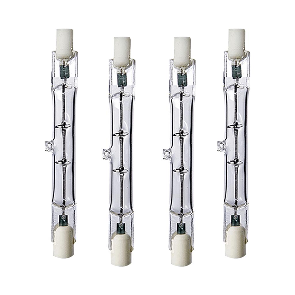 Kit 4 Lampadas Halogena Palito 500W 220V R7S 2800K - Home & Living