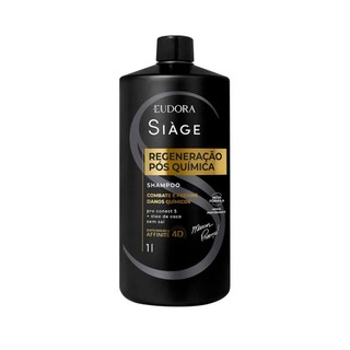Eudora Siàge Regeneração Pós Química Shampoo 1000ml em Oferta na Shopee