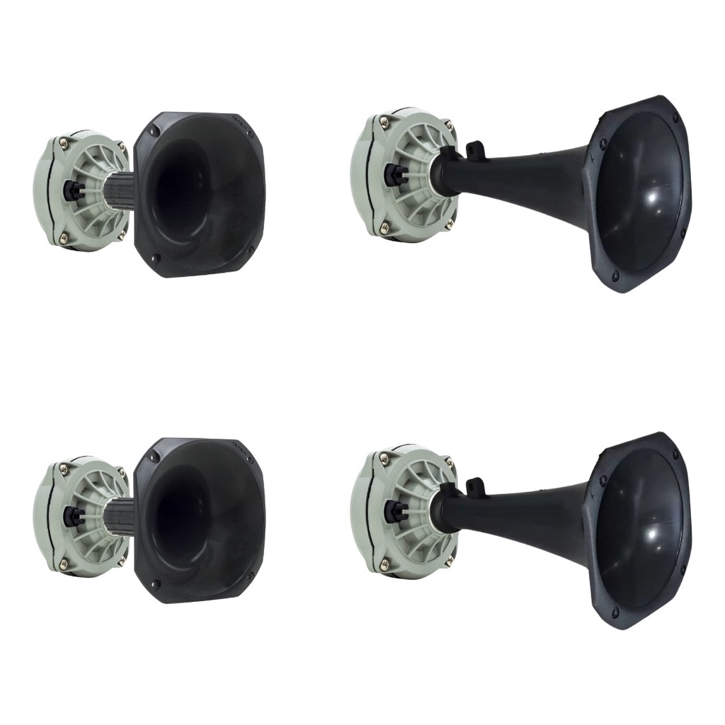 Kit 4 Driver JBL D250X 100W + 2 Cornetas Curtas + 2 Cornetas Longas
