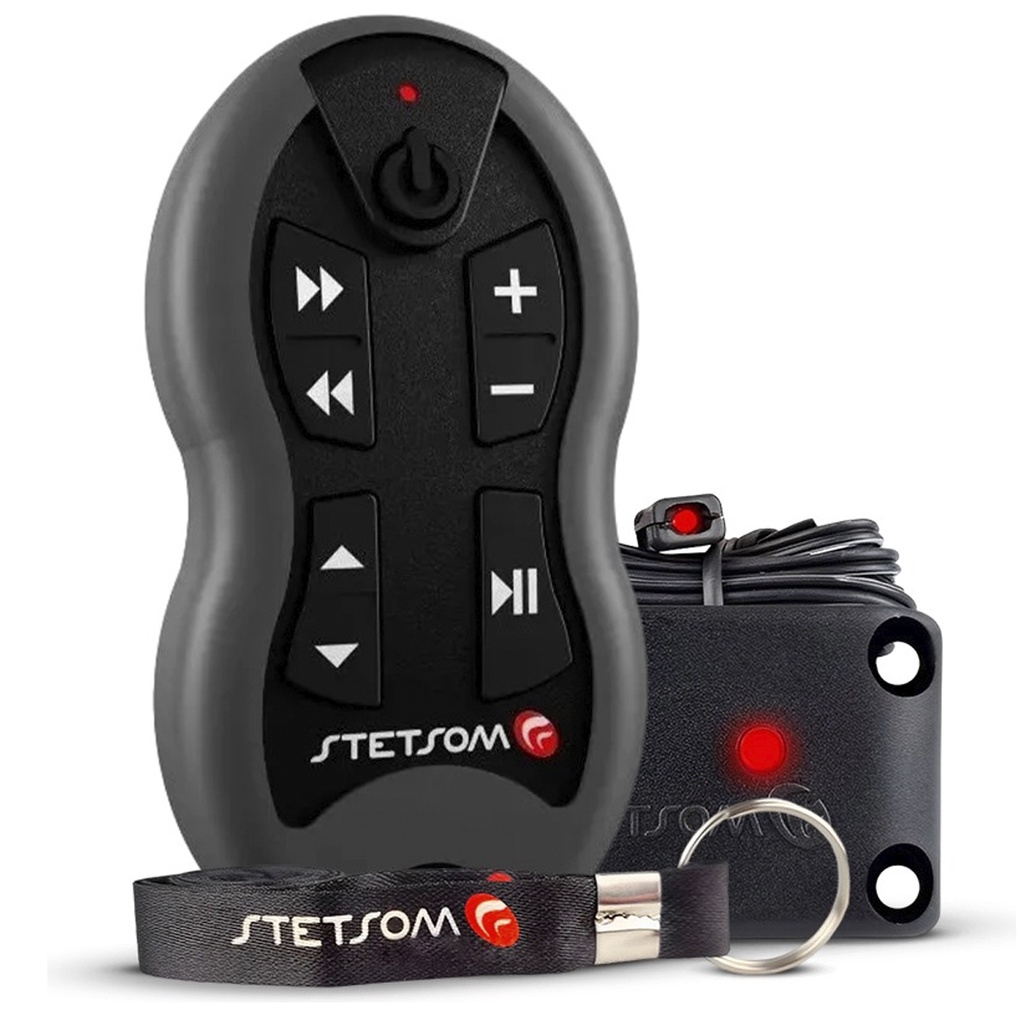Controle Stetsom de Longa Distância Sx1 Recept 8 Funções 500m de Alcance Controle Cor Grafite - Home Appliances