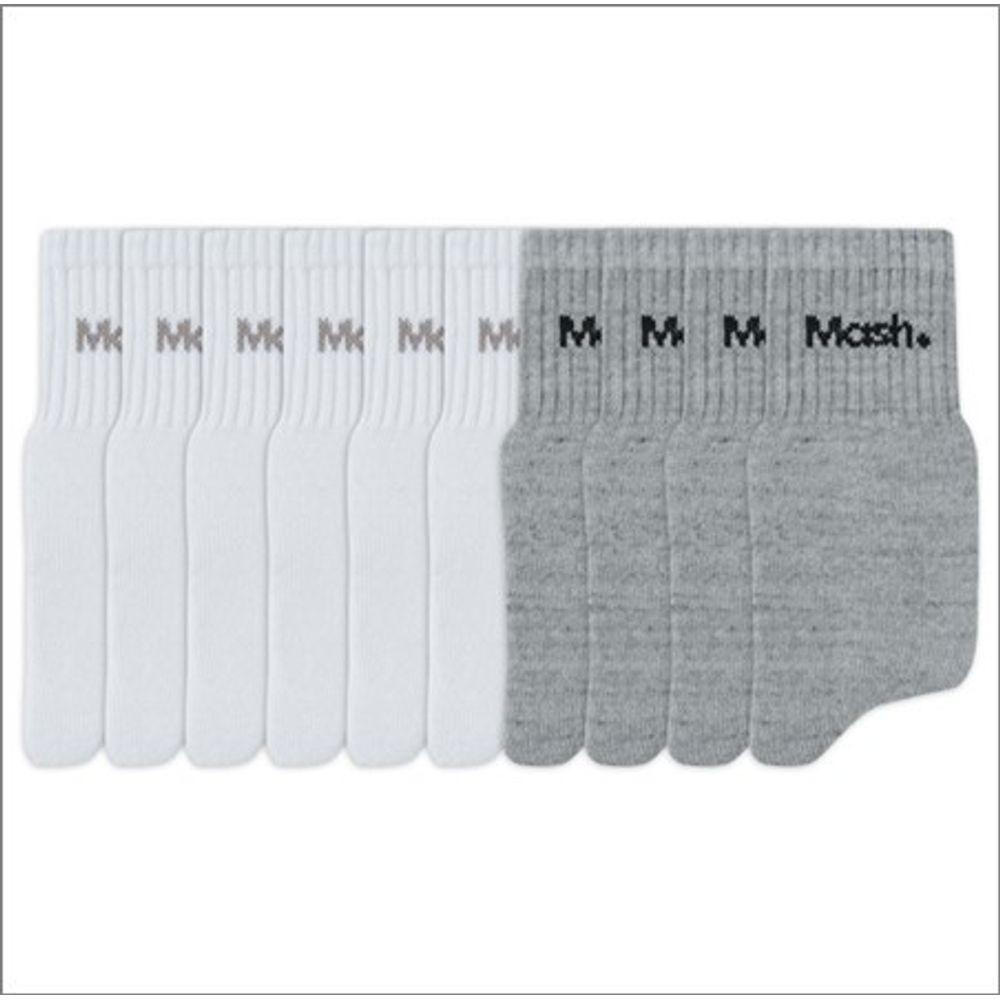 Kit Meia Cano Curto Mash 10 Pares Algodão Esportiva em Oferta na Shopee