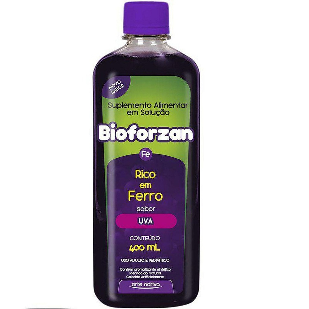 Bioforzan Sol 400 Ml Uva Ferro+Assoc Arte Nativa