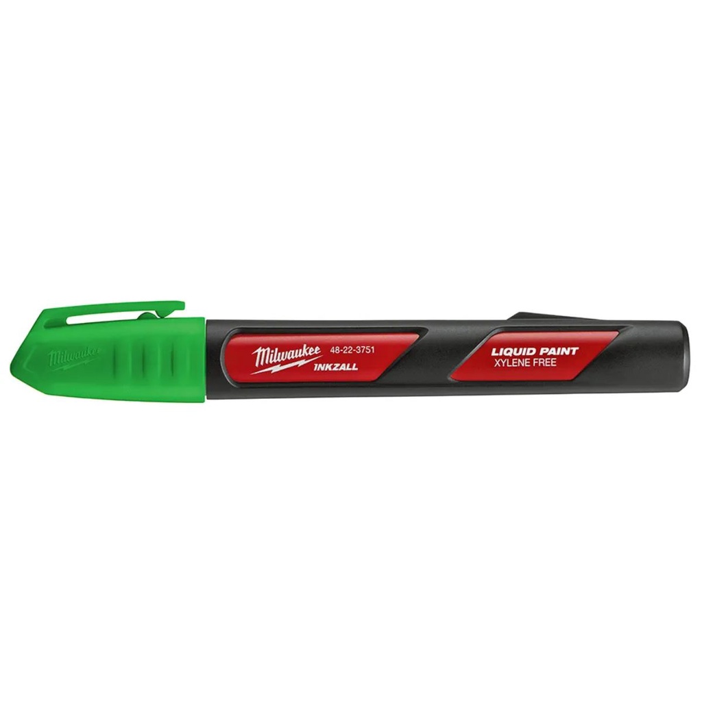 Caneta Ponta Média Líquido Verde Inkzall 48-22-3751 - Milwaukee em Oferta na Shopee