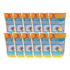 Kit 12 Aditivos Impermeabilizantes Sika 2 Saco 1 Litro
