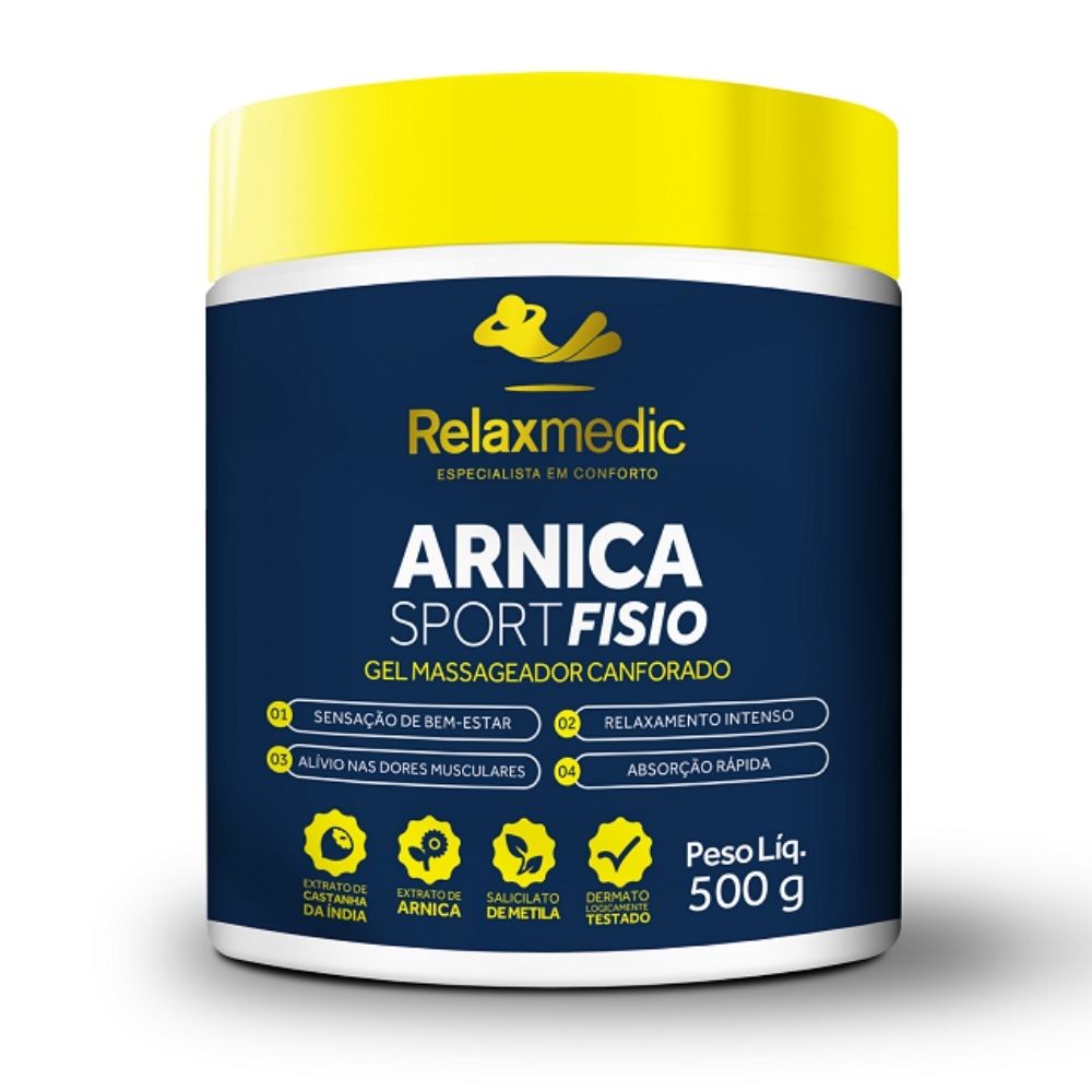 Gel Massageador Arnica Sport Fisio Relaxmedic em Oferta na Shopee