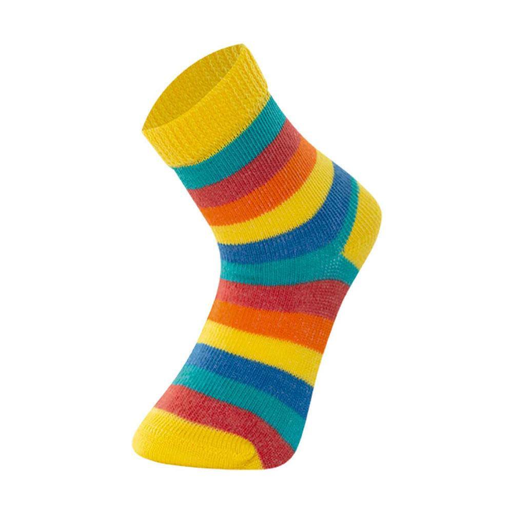 Meia Cano Curto Bebê e Infantil Listrada em Oferta na Shopee
