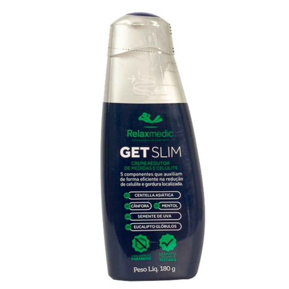 Gel redutor de medidas e celulite Get Slim Relaxmedic em Oferta na Shopee