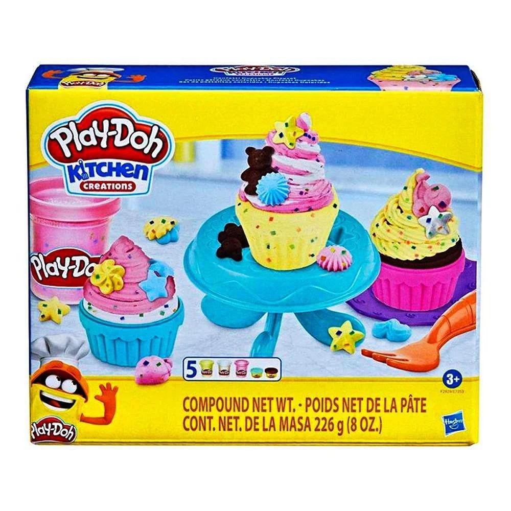Massinha Play-Doh - Cupcakes Coloridos - Hasbro