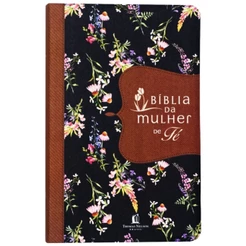 Bíblia Da Mulher De Fé | Com 366 Devocionais Estudo Oração Comunhão | NVI | Tecido