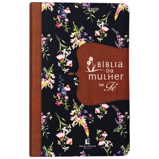 Bíblia Da Mulher De Fé | Com 366 Devocionais Estudo Oração Comunhão | NVI | Tecido em Oferta na Shopee