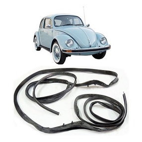 BORRACHA PORTA FUSCA 1500 FUSCA FAFÁ 78 A 96 MODELO COLAR + CAPO DIANTEIRO + TAMPA MOTOR