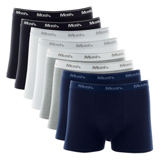 Kit Cueca Boxer Mash 8 Peças Masculina Algodão Elástico em Oferta na Shopee