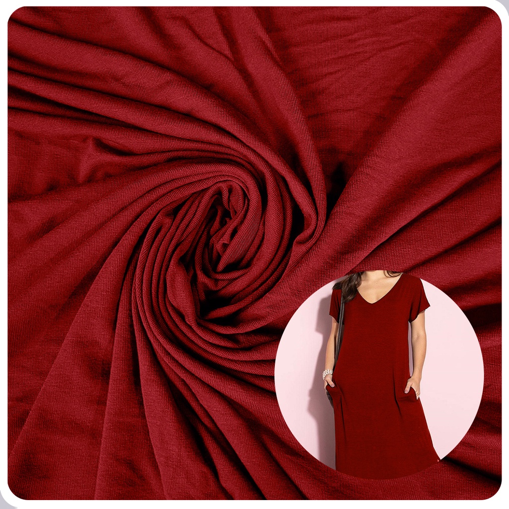 Tecido Malha Viscolycra Lisa 1m x 1,80m ideal para blusas, lingerie, sais e calças