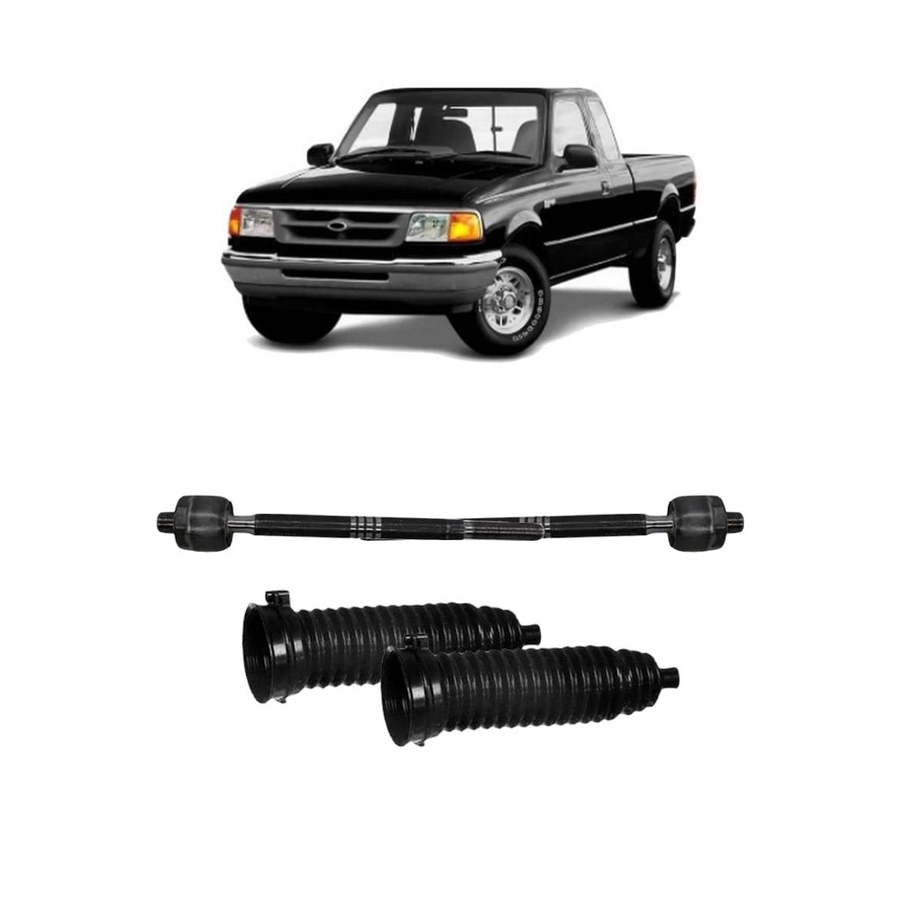 Kit Barra Axial Ranger 98 99 2000 2001 Coifa Caixa Direção