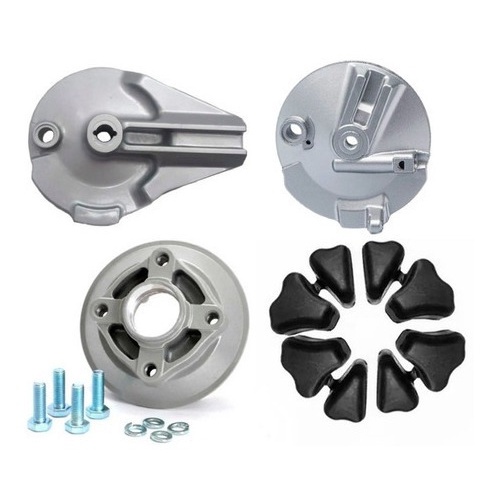 Par De Espelhos Dianteiro e Traseiro Titan 150 Com Flange E Bucha