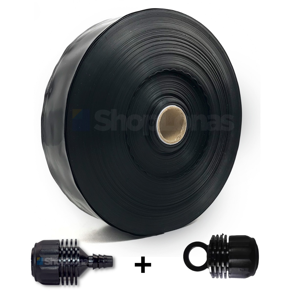 Kit Mangueira Santeno 2 200M + Conexão União + Fim De Linha