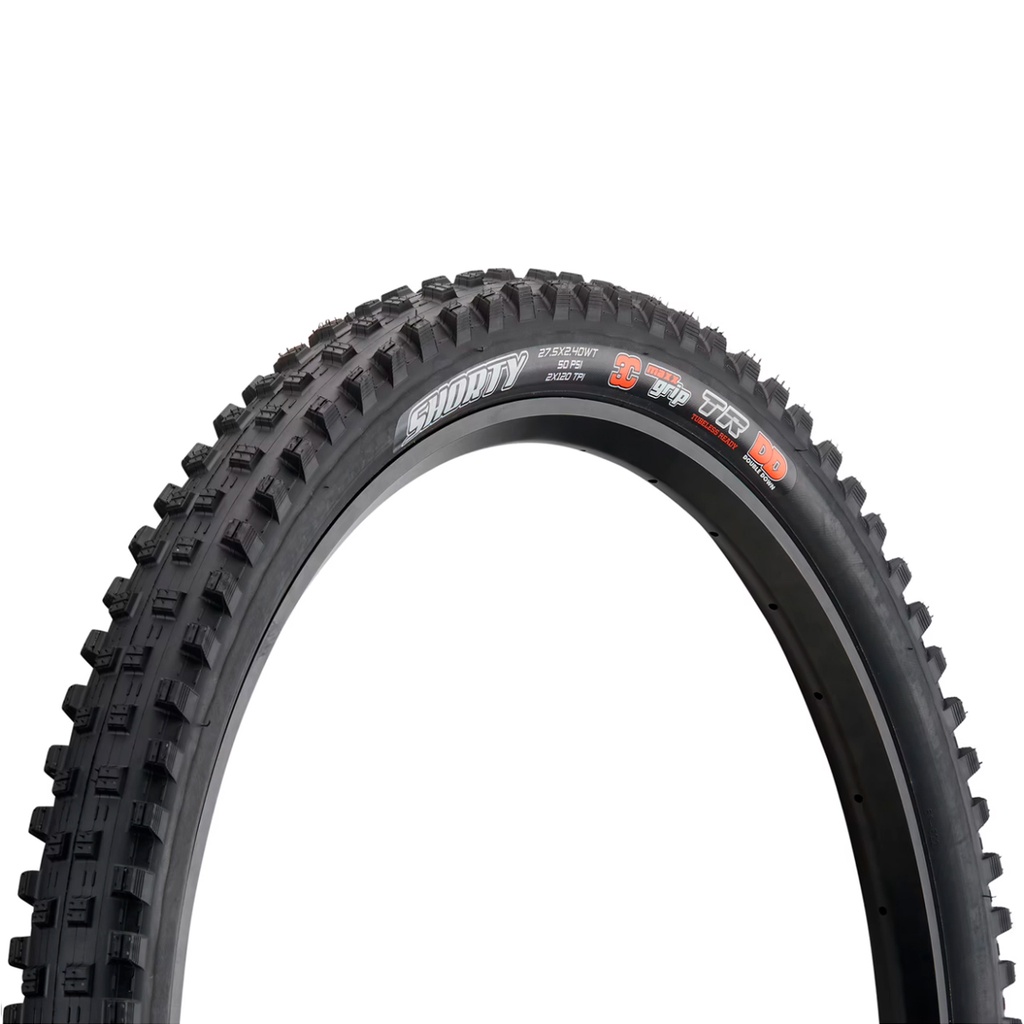 Pneu Maxxis Shorty 27.5X2.40Wt Dobrável Kevlar 3cg/dd/tr Preto