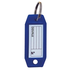 Etiqueta Dovale p/ Chaves Modelo 3 Azul C/10 unid. - 77250