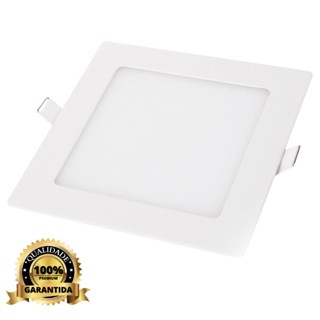 Painel Plafon Led 18W Quadrado Embutir 6500K Bivolt Branco Frio 22x22