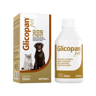 Glicopan Pet 250ml Vetnil - Suplemento Vitaminico