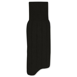 Meia Social Cano Longo Mash Masculina Canelada Algodão Punho